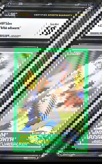 1989 SCORE BRIAN BOSWORTH CSG 10 POP 1