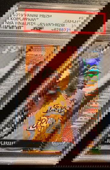 2019 Prizm Silver Kobe Bryant PSA 10 NBA FINALISTS 