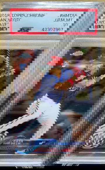 2018 Topps Chrome Update Juan Soto PSA 10