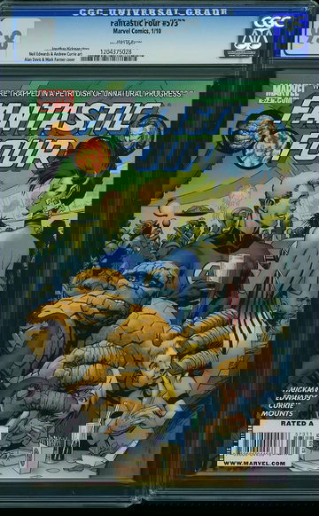 FANTASTIC FOUR #573, CGC 9.8 NM/MT