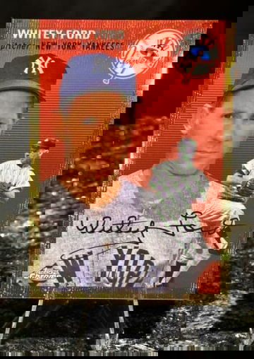 2023 Topps Chrome Platinum WHITEY FORD #/50 GOLD WAVE New York Yankees