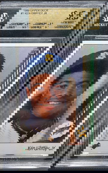 1989 Upper Deck Ken Griffey Jr BGS 9.5