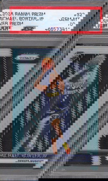 2018 Prizm Silver Michael Porter Jr Rookie RC PSA 10
