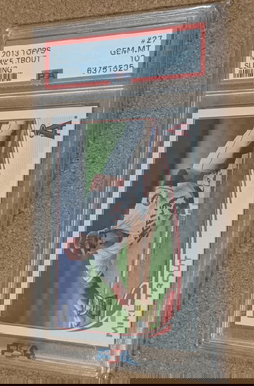 2013 Topps Baseball ⚾ Mike Trout Sliding Rookie Cup #27 PSA 10 Angels 🔥