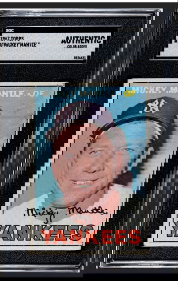 1967 Topps Mickey Mantle SGC AUTHENTIC