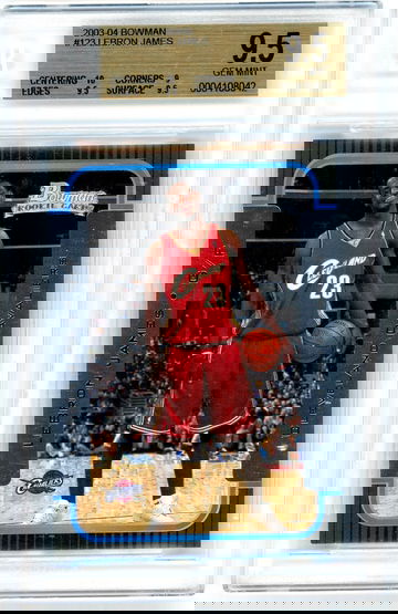 LeBron James 2003-04 Bowman RC BGS 9.5 Gem Mint