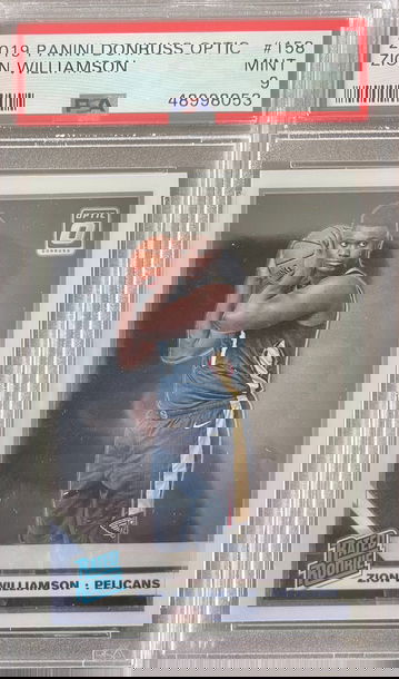 Zion Williamson Optic Rated Rookie PSA 9