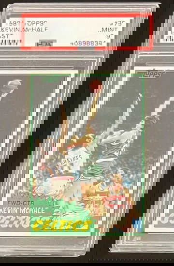 1981 TOPPS EAST #75 KEVIN McHALE RC PSA 9 MINT ROOKIE