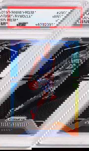 2019-20 Panini Prizm Matisse Thybulle Silver Prizm Rookie RC #290 PSA 9