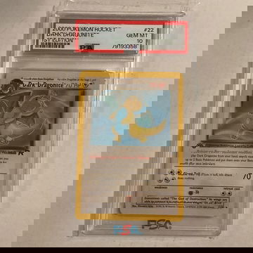 2000 Pokemon Rocket 1st edition DARK DRAGONITE #22 PSA 10