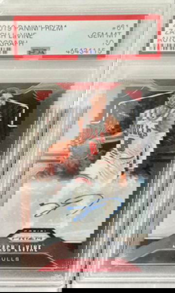 2019 Panini Prizm Zach Lavine Autograph PSA 10 POP 2