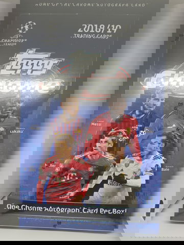2018-2019 topps chrome champions league hobby box