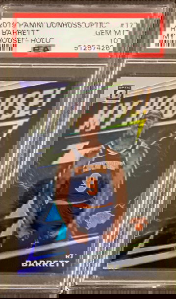 2019 Optic My House! Holo RJ Barrett PSA 10