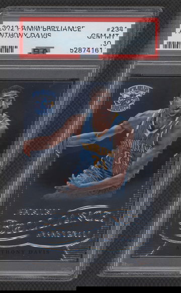 2012 PANINI BRILLIANCE ANTHONY DAVIS PSA 10
