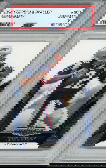  Have one to sell? Sell now 2010 TOPPS UNRIVALED #80 TOM BRADY CARD NEW ENGLAND PATRIOTS PSA 10 LOW POP RARE