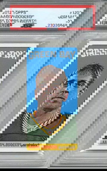 2012 TOPPS 1965 TOPPS INSERTS #120 AARON RODGERS PACKERS PSA 10 LOW POP