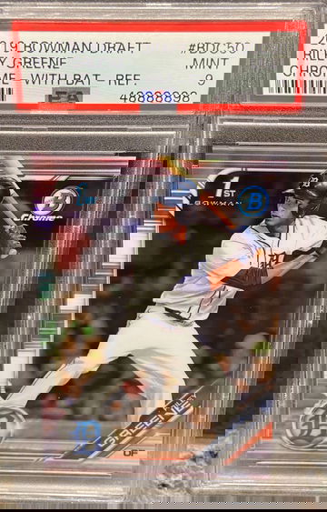 Riley Greene Bowman Chrome Refractor PSA 9