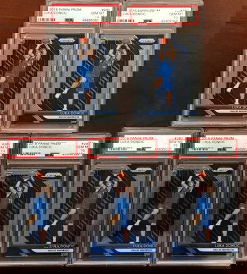 Luka Doncic Prizm Lot of (5) PSA 10 gem Mint rookie 280