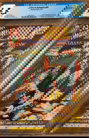 Tales to Astonish #90 (1967) CGC 6.5 -- O/w to white pages; 1st Abomination app.