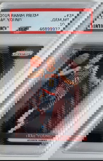 2018-19 Prizm Trae Young PSA 10 RC #78