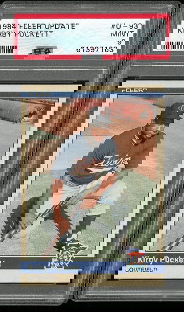 1984 Fleer Update Kirby Puckett U-93 PSA 9