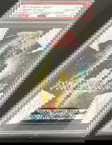 2018 Panini Prizm FRWRKS Fast Break Prizm Jason Tatum #26 PSA10