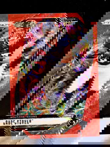 2024 Panini Prizm  FOTL Exclusive  Red Scope /20  Cade Stover #318  Rookie RC Texans