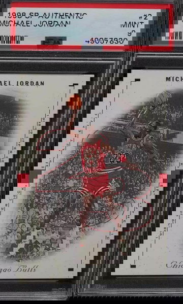 1998 SP AUTHENTIC Michael Jordan PSA 9 MINT