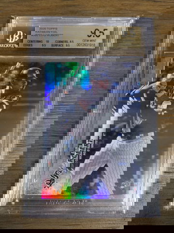 LUIS ROBERT 2020 Topps Series 2 RC Rainbow Foil #392 BGS 9.5 True Gem Mint+