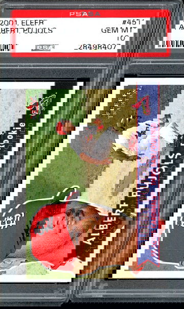 ALBERT PUJOLS 2001 FLEER #451 PSA 10 RC