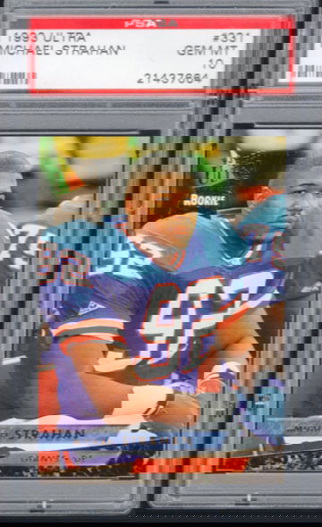 1993 ULTRA MICHAEL STRAHAN RC PSA 10 