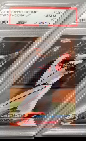 2018 Topps Chrome Ronald Acuna RC