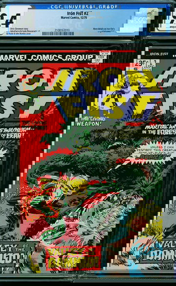 IRON FIST #2, CGC 9.4 NM