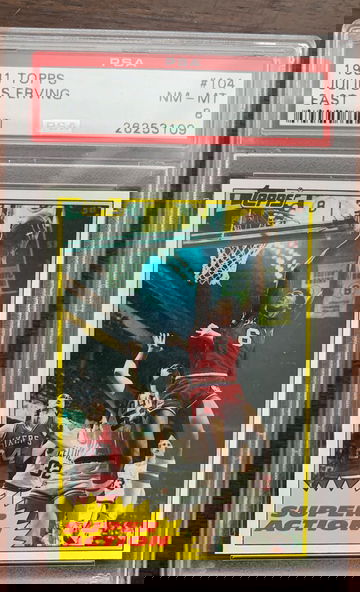 1981 Topps Julius Erving Super Action East PSA 10