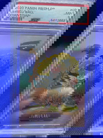 Lamelo Ball 2020 Panini Prizm Draft Picks Downtown SSP PSA 9