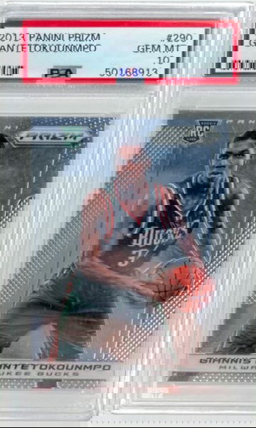 2013 Prizm Giannis Antetokounmpo Rookie PSA 10