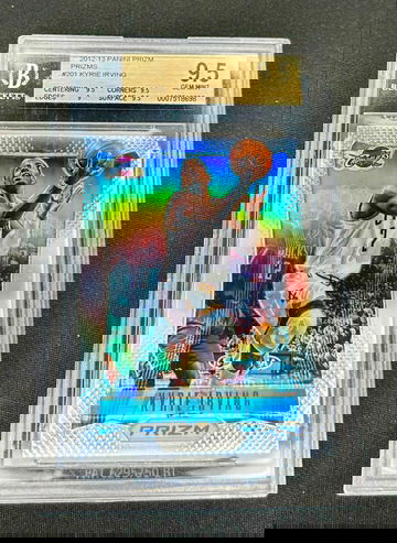 2012 Kyrie Irving Panini Prizm Silver Refractor Rookie BGS 9.5 GEM MINT #201 SP PRIZMS