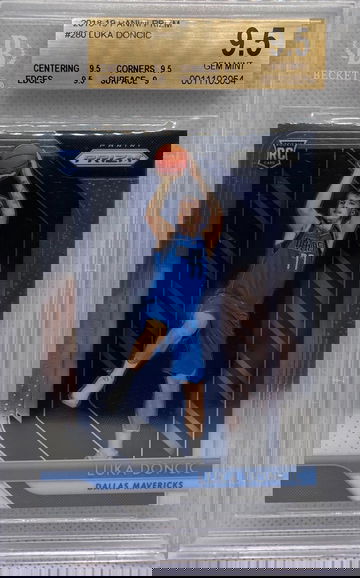 2018 Panini Prizm #280 Luka Doncic BGS 9.5 GEM MINT