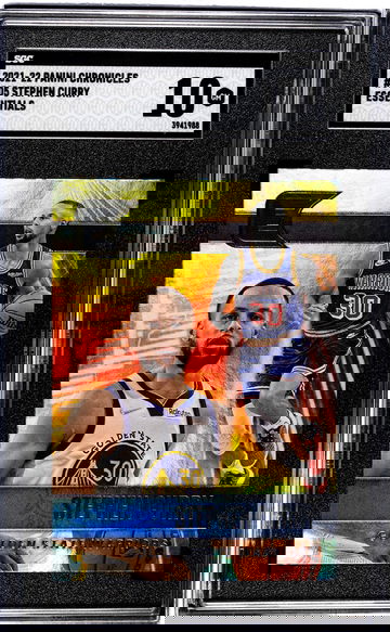 2021-22 Panini Chronicles #305 Stephen Curry Essentials SGC 10