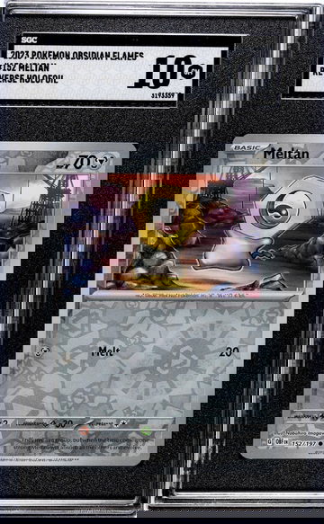 2023 Pokemon Obsidian Flames #152 Meltan Reverse Holofoil SGC 10