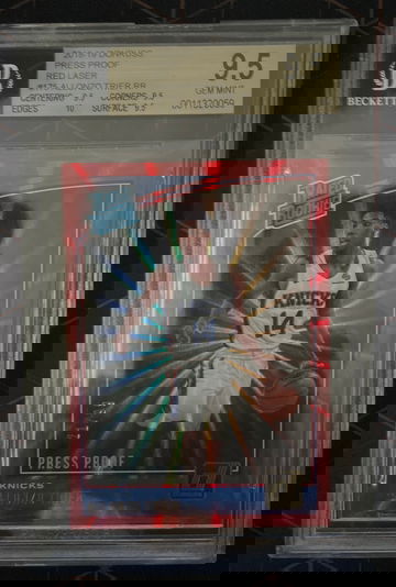 2018-19 Donruss Press Proof Red #175 Allonso Trier BGS 9.5