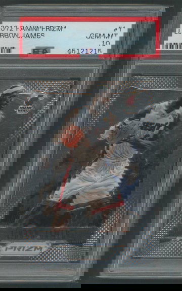 2012-13 Prizm Lebron James PSA 10 Heat #1