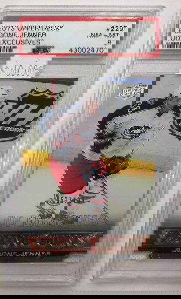 2013 Upper Deck Boone Jenner UD Exclusives PSA 8