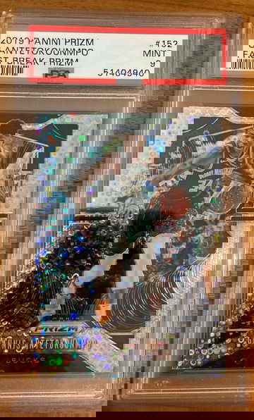 2019 Prizm fast break prizm Giannis PSA9