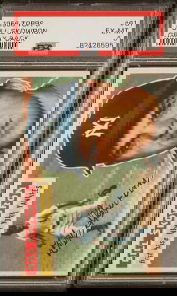 1956 Topps Bill Skowron (Gray Back) #61 PSA 6 [BL-1B.1]