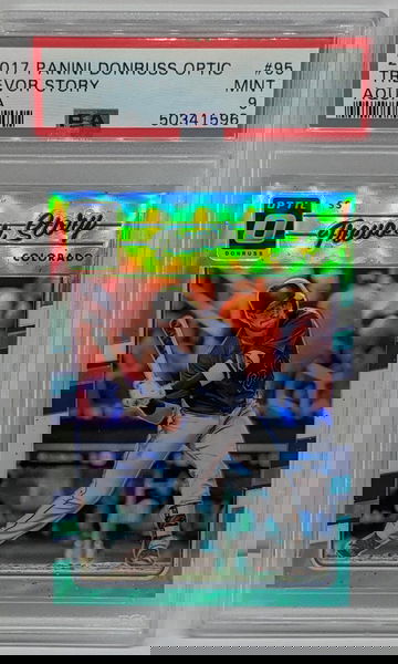 2017 Optic Trevor Story Aqua PSA 9