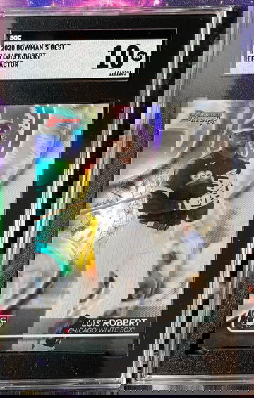 2020 Bowman's Best #10 Luis Robert Refractor SGC 10 