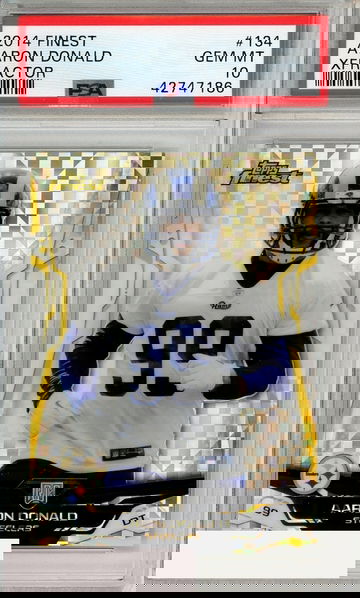 2014 FINEST AARON DONALD #134 XFRACTOR PSA 10 GEM MT RC