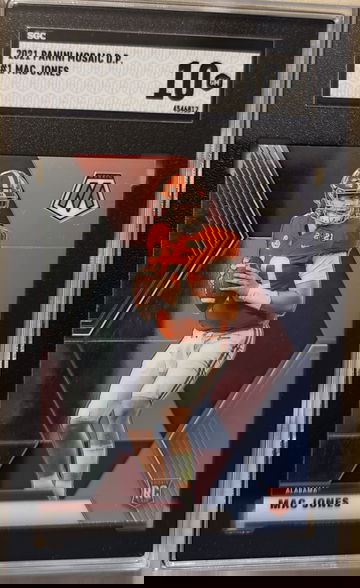 2021 Panini Mosaic Draft Picks Mac Jones Rookie RC #1 Patriots SGC 10 GEM MINT