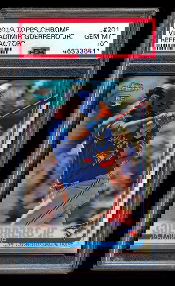 Vladimir Guerrero Jr. 2019 Topps Chrome #201 Rookie RC Refractor PSA 10 GEM MINT
